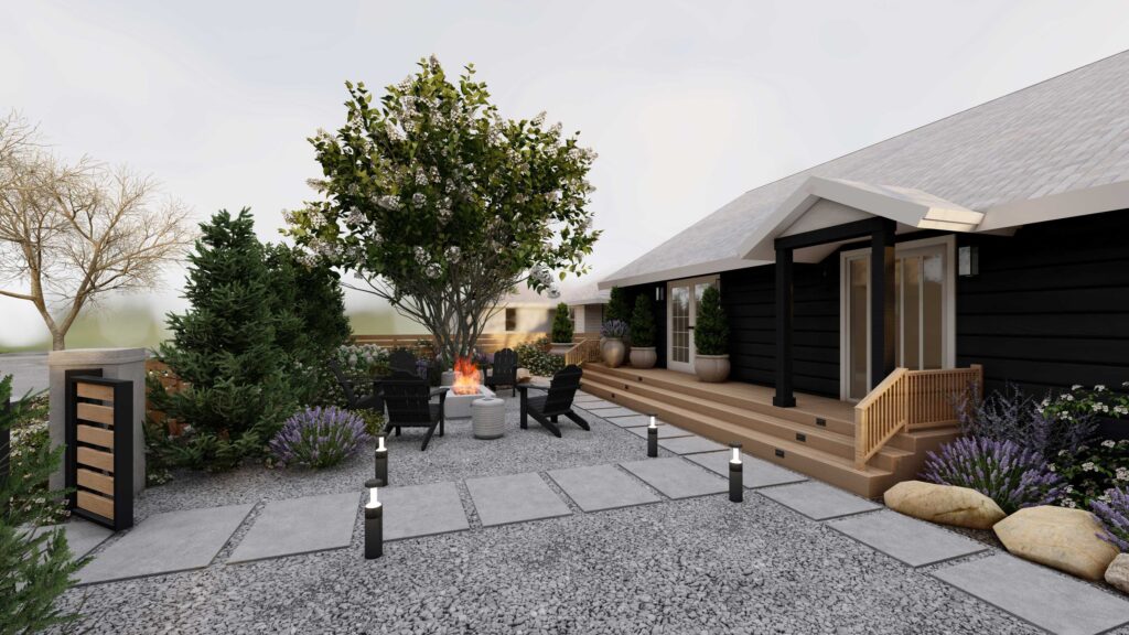 Tuin met gras 1 tuin zonder gazon